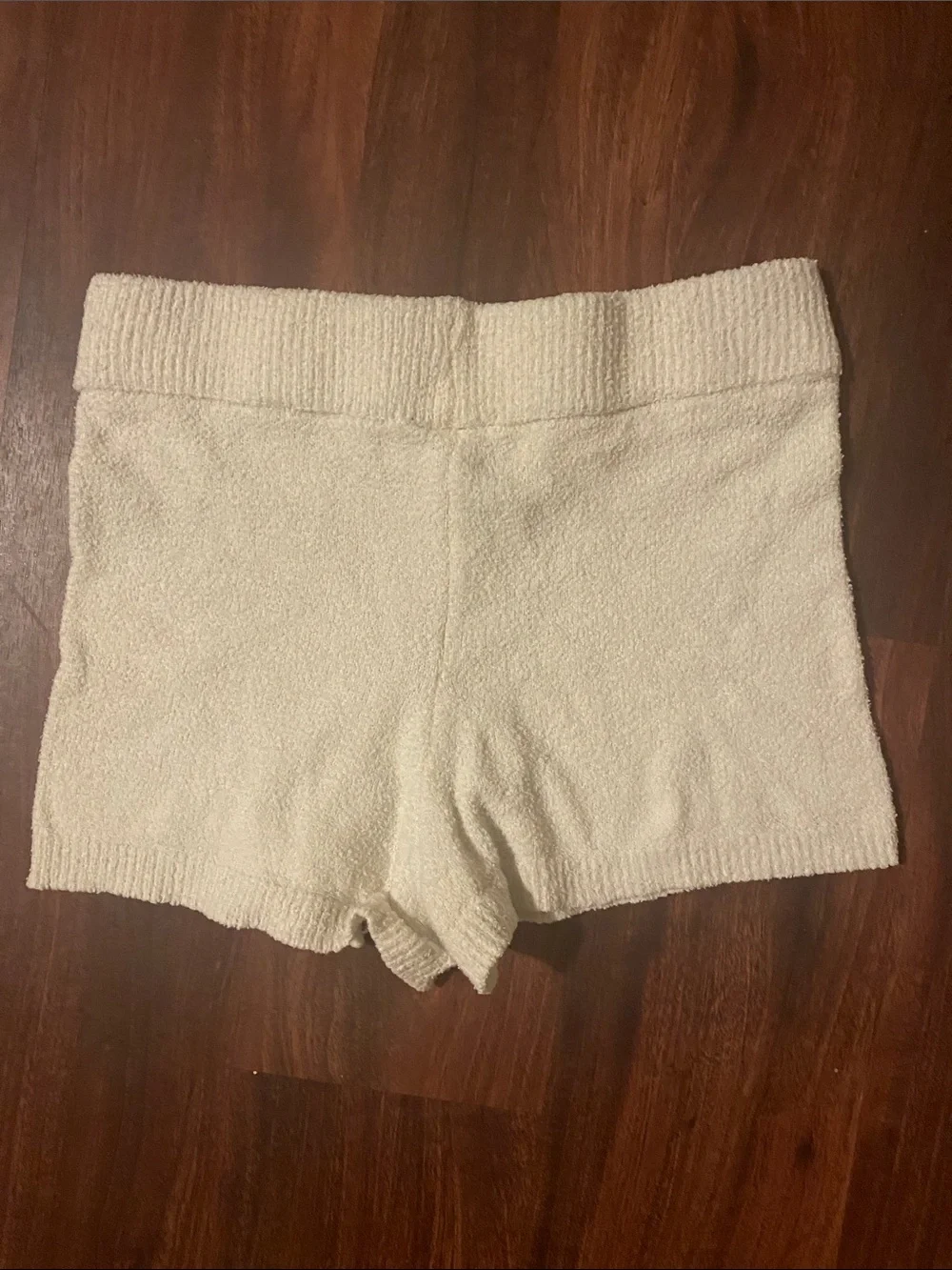 Rue21 Cream Terry Bike Shorts